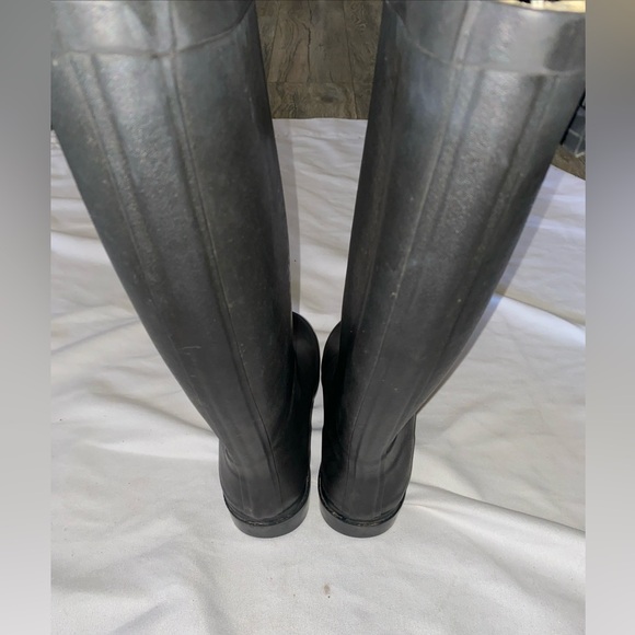 Aigle Black Faux Fur Lined Women’s Wellington Boots US 6.5 EU 37 - Picture 11 of 11